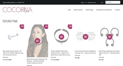 Desktop Screenshot of cocorina.com